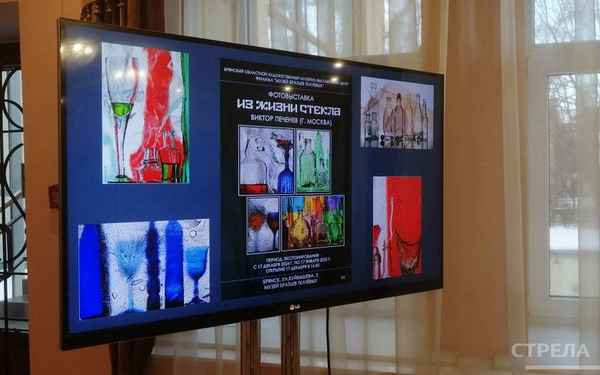 В Брянске начала работать фотовыставка Виктора Печенева «Из жизни стекла»