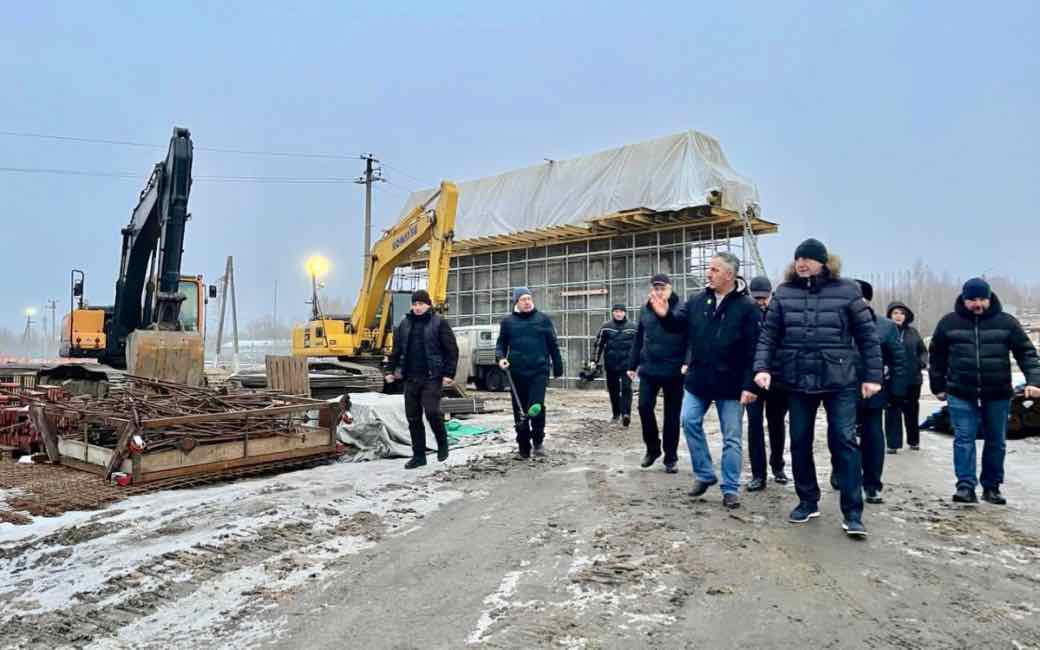 В Унече Брянской области продолжается капитальный ремонт путепровода