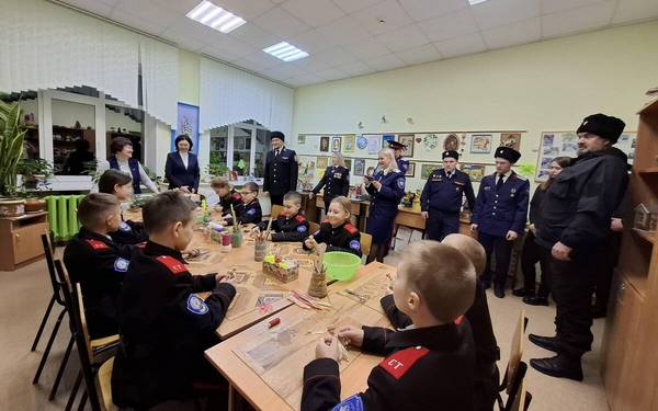 В Стародубском кадетском казачьем корпусе побывали представители Всероссийского казачьего общества