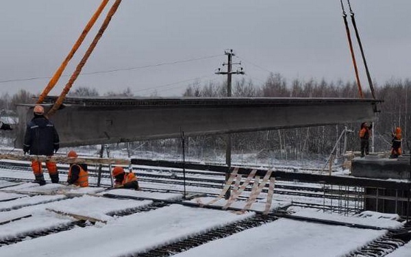 В Унече Брянской области продолжается капремонт путепровода
