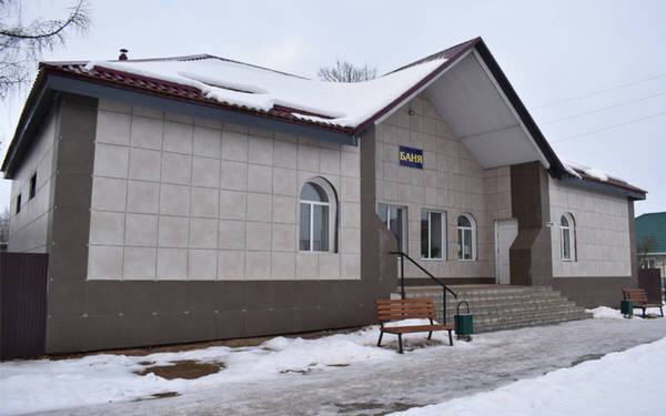 В Клетне обновили городскую баню