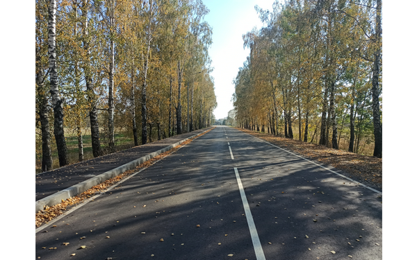 Участок дороги Кокино-Скуратово на Брянщине преобразился благодаря нацпроекту