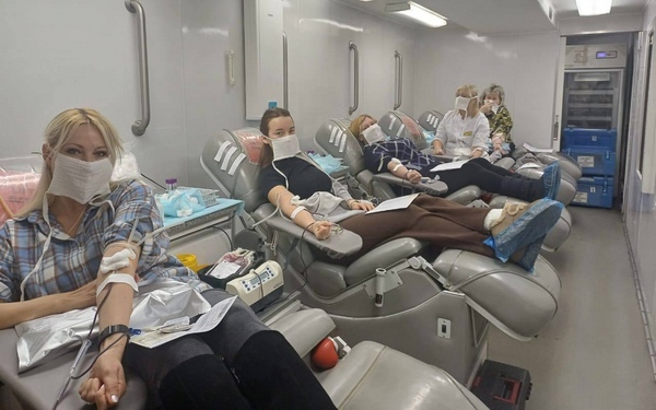 Брянские медики приняли участие в выездном дне донора