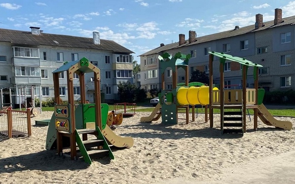 В брянском Глинищево в 2024 году общественные территории были благоустроены в рамках нацпроекта