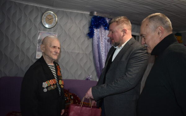 Ветеран войны из Жирятинского района Алексей Сергеевич Новиков отмечает юбилей