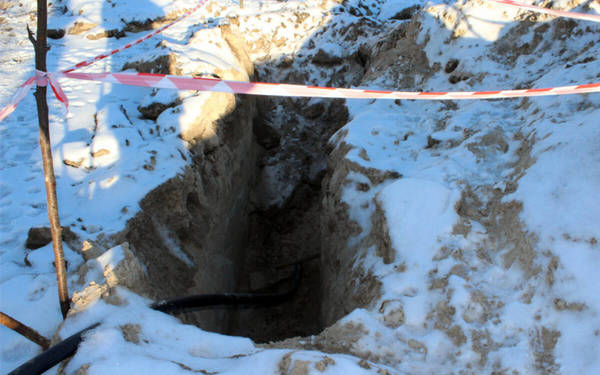 В Красной горе Брянской области отремонтировали водопроводную сеть