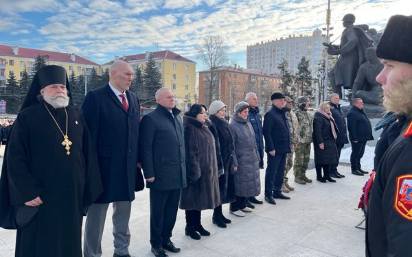 В Брянске состоялся митинг ко Дню защитника Отечества