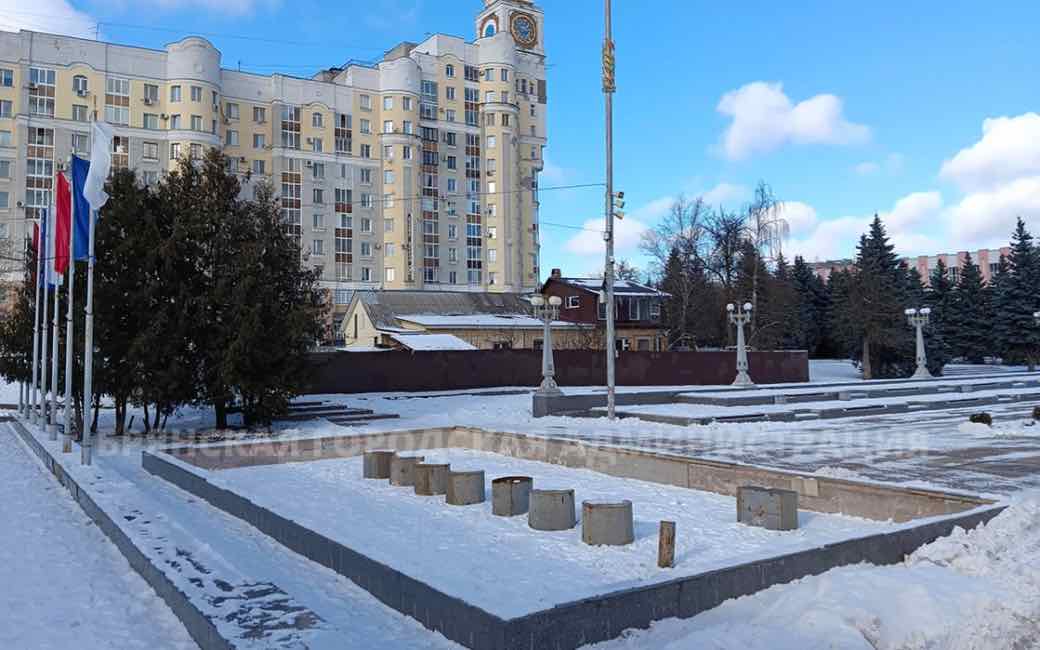 В Брянске отремонтируют фонтаны на площади Партизан