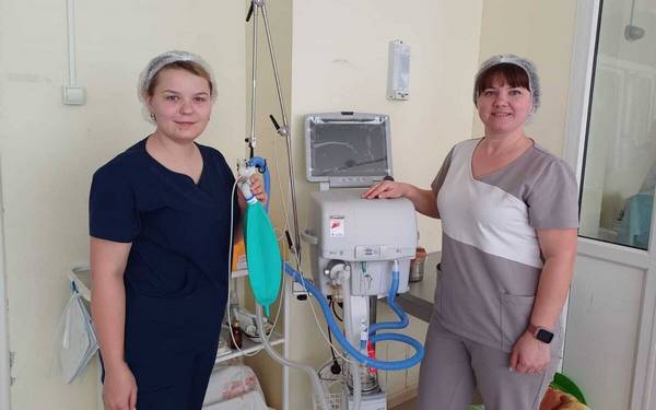 Погарская ЦРБ Брянской области получила современные аппараты ИВЛ