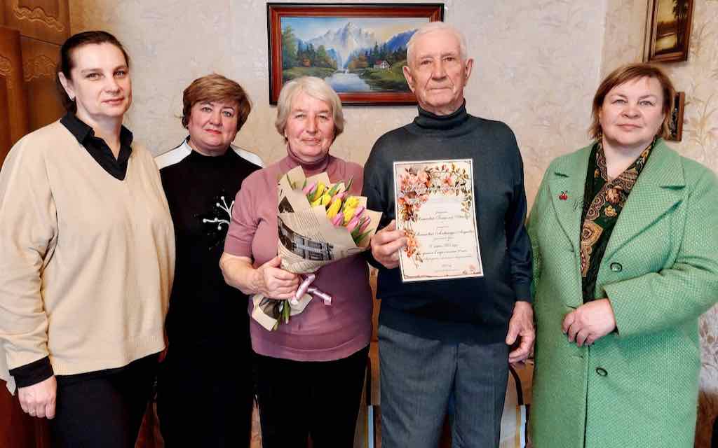 Супруги Матанские из Брянского района отпраздновали 60–летие семейной жизни