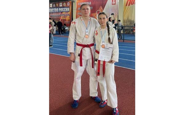 На чемпионате России по рукопашному бою брянцы завоевали три бронзы