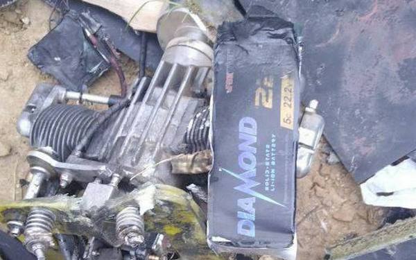 Обломки сбитого дрона-бомбардировщика показали бойцы «БАРС-Брянск»