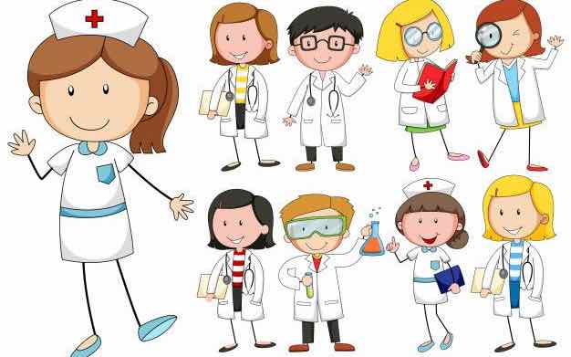 Человек в белом халате