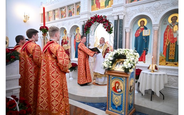 Роман Богомаз отметил, что строительство храма в Меленске Брянской области – ответ безбожным врагам