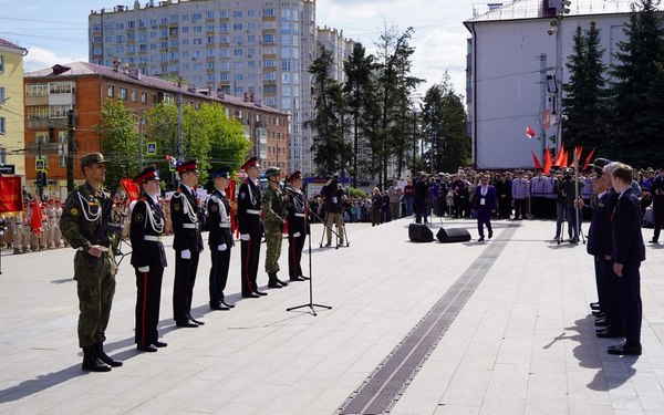 Брянские будущие защитники Родины принесли клятву верности ветеранам Великой Отечественной войны
