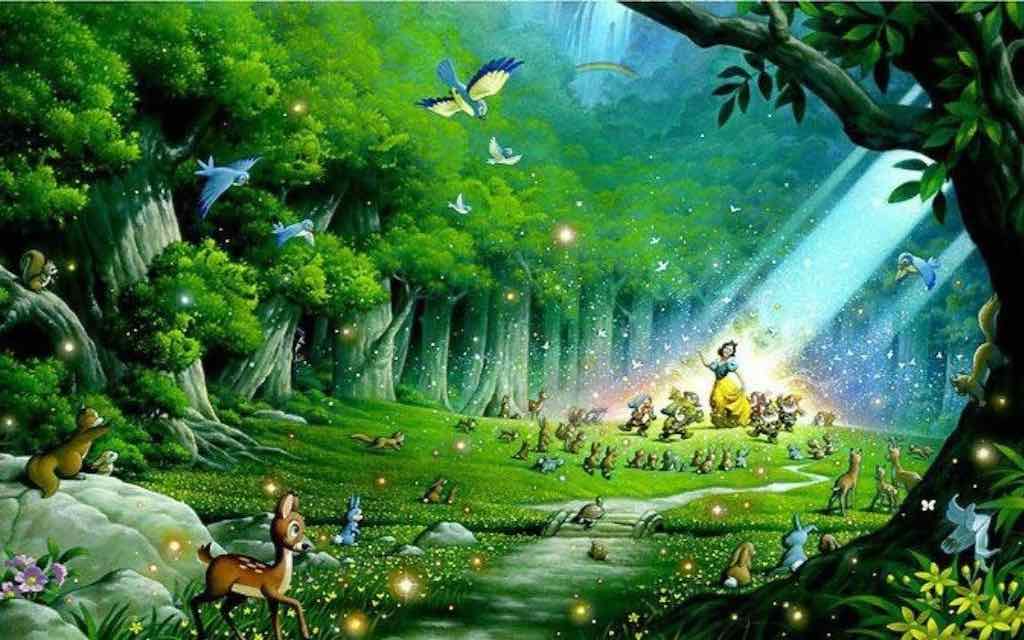 Путешествие с волшебный лес