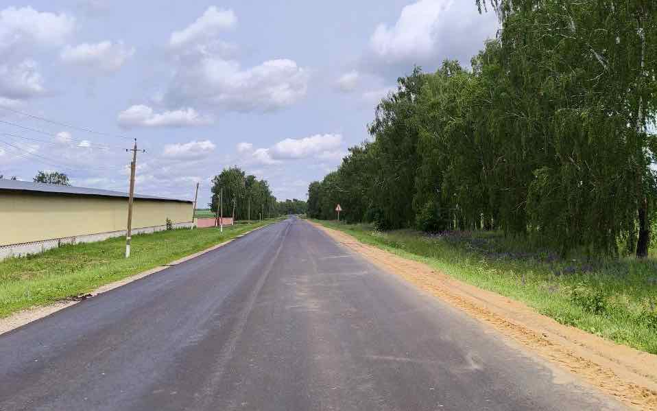 В Брянской области близится к завершению реконструкция отрезка трассы Стародуб-Новые Ивайтёнки