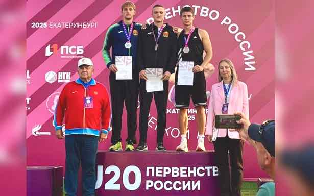 Брянец Никита Стефанков завоевал бронзу Первенства России по лёгкой атлетике