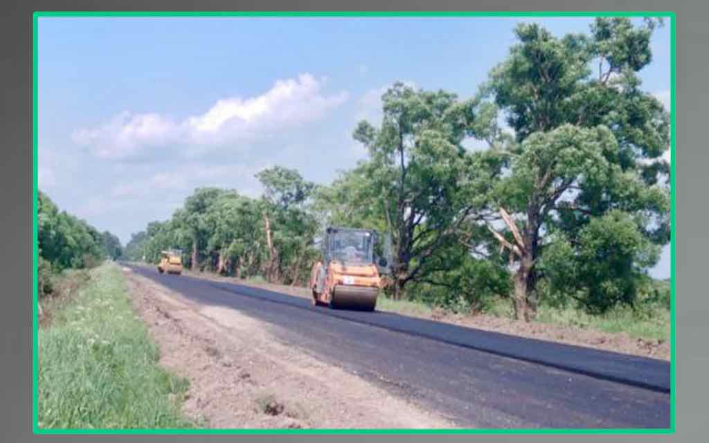 В Брянской области ремонтируют участок трассы Злынка-Кожановка по нацпроекту