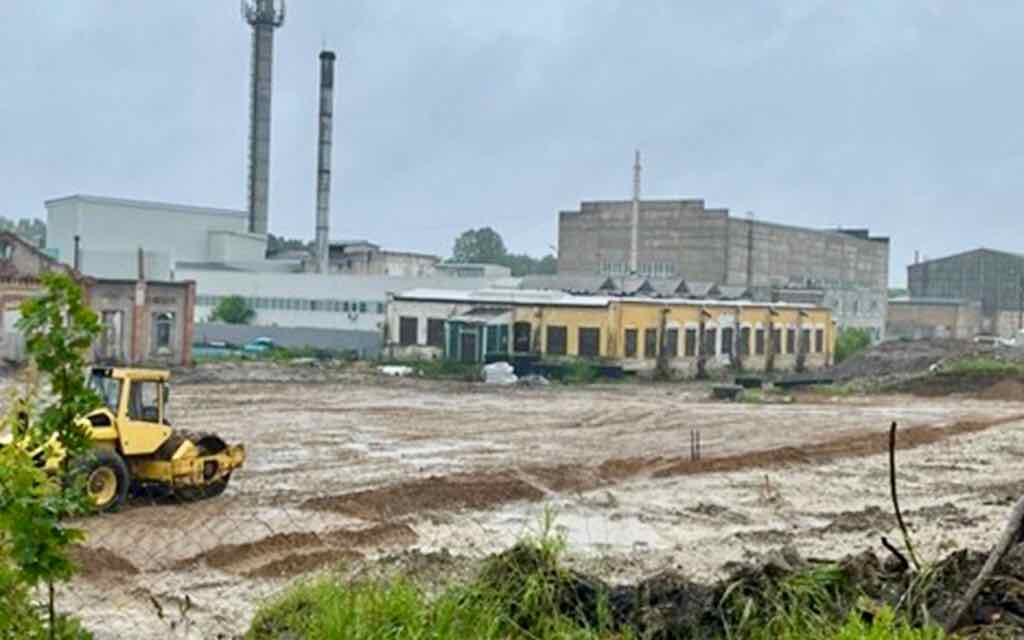 В брянском Дятьково создают новую общественную территорию – «Хрустальная площадь»