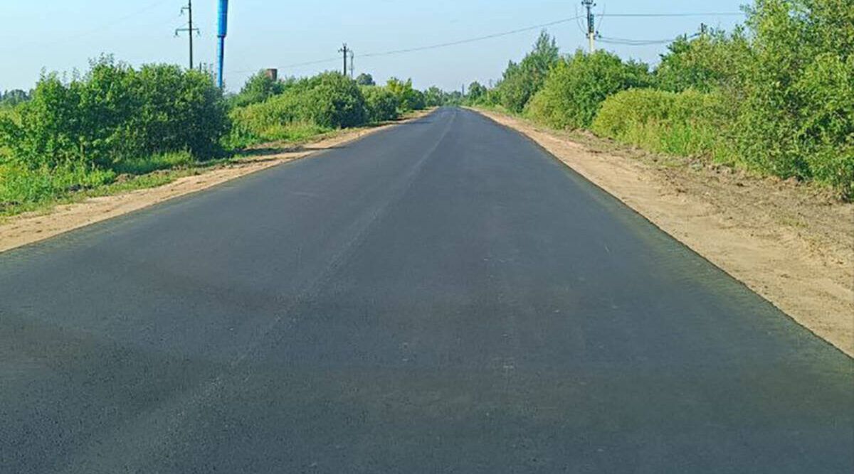 В Суземке Брянской области была обновлена проезжая часть на объездной дороге