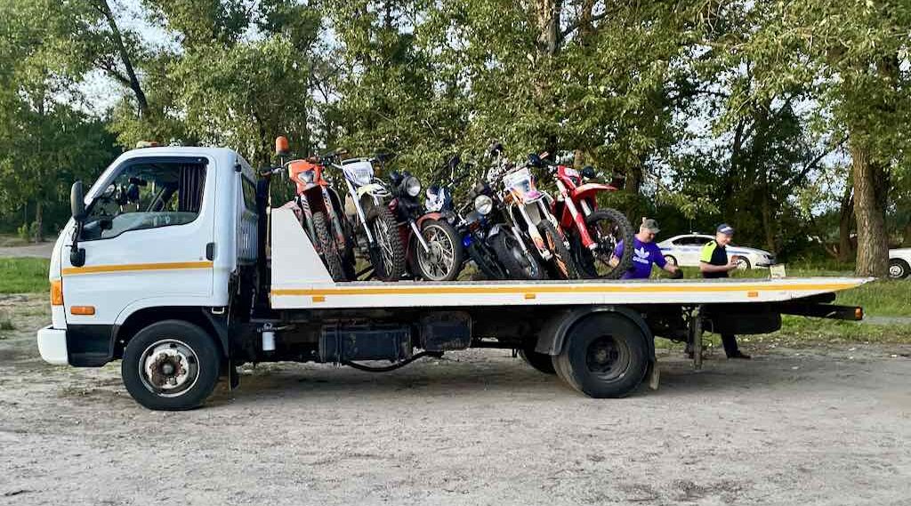 В брянской Радице-Крыловке задержаны несовершеннолетние мотоциклисты