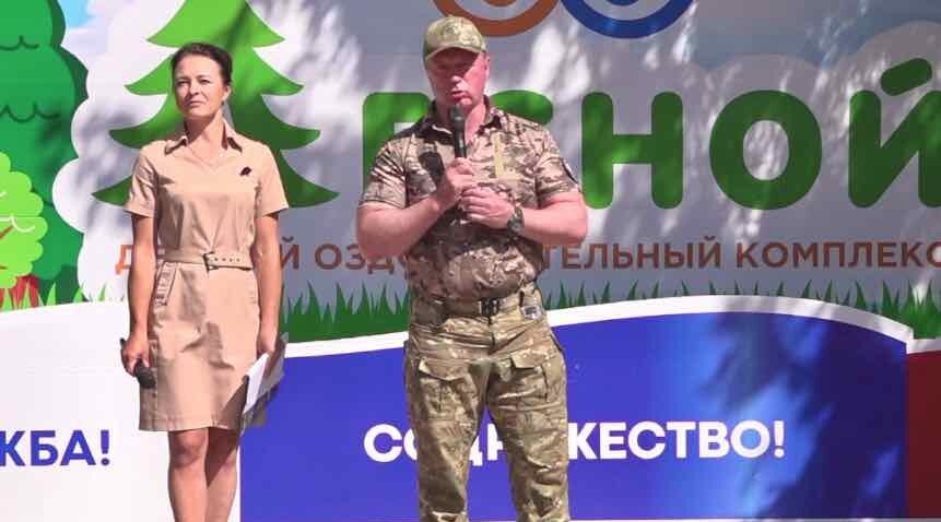 Командир «БАРС-Брянск» встретился с юнармейцами на патриотической смене