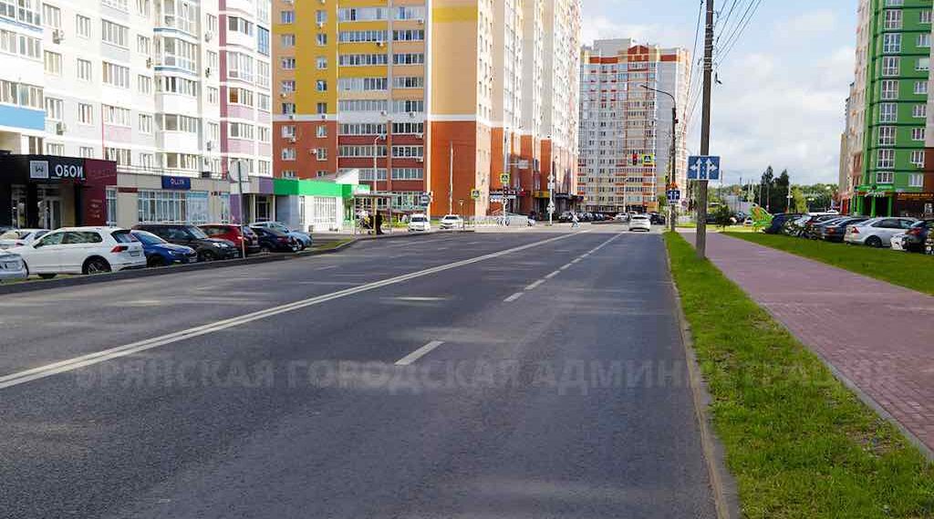 В Брянске капитально отремонтировали улицу Горбатова