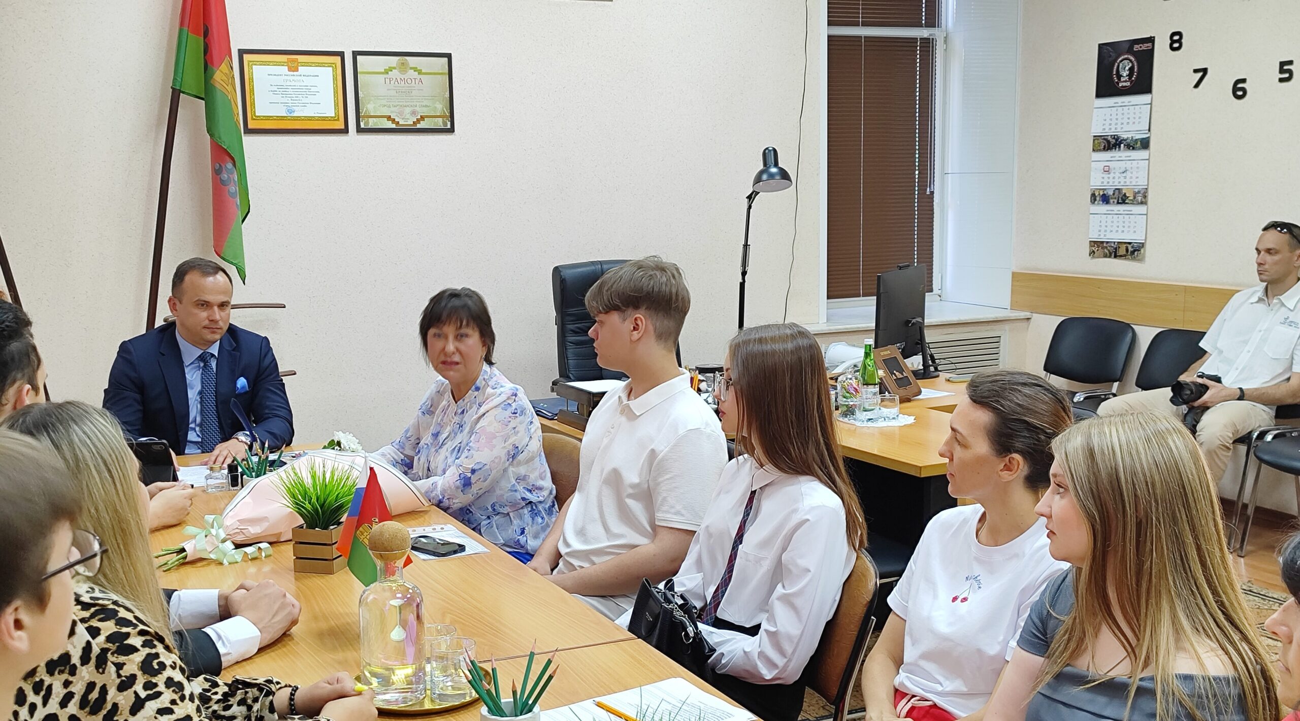 В Брянске глава Советского района встретился с представителями ТОС