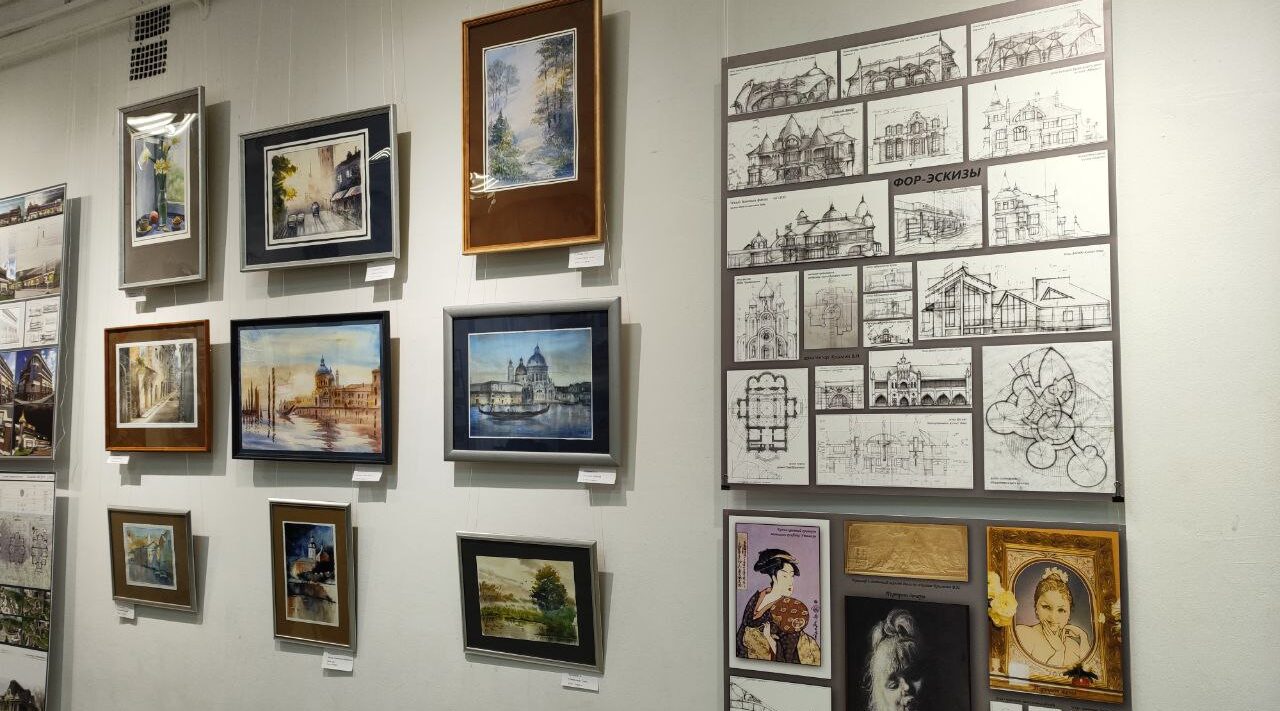 В Брянске открылась выставка «Творческий мир архитектора»