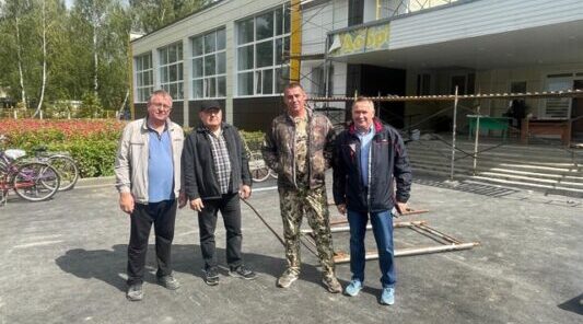 Капитальный ремонт Дубровской средней школы № 2 подходит к завершению