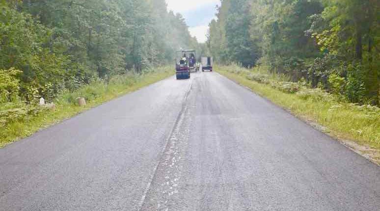 В Навлинском районе завершают ремонт автодороги «Украина»–Гаврилково