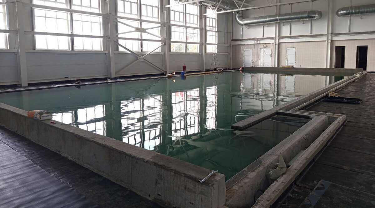 В СОКе с бассейном в Клетне провели гидравлические испытания