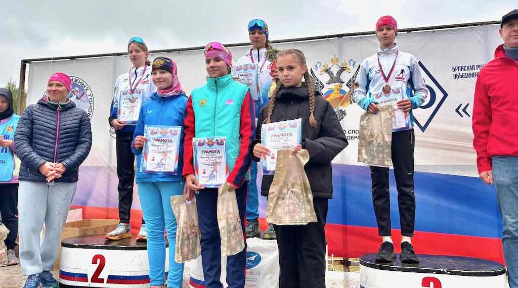 Брянские лыжероллеры собрали золото на чемпионате области