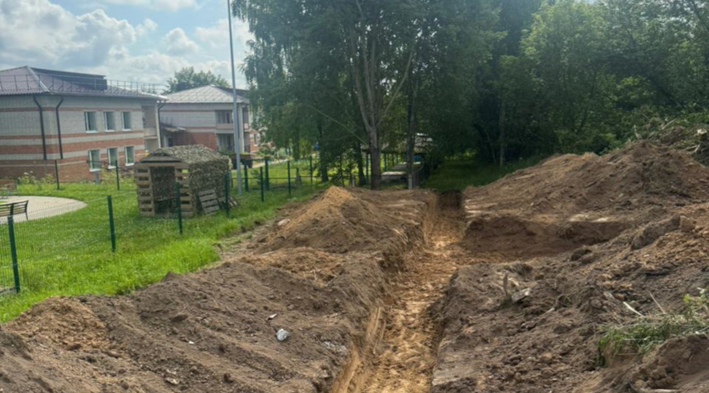 В деревне Бетово Брянского района капитально отремонтировали 1,6 км теплосетей