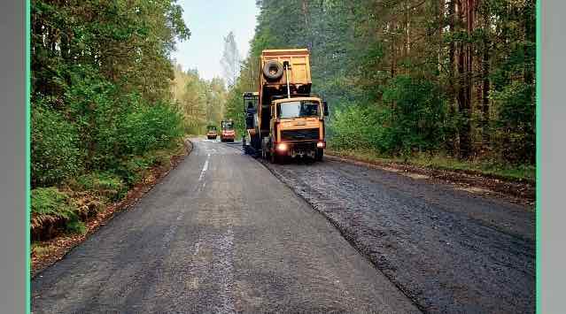 В Злынковском районе ремонтируют дорогу по нацпроекту