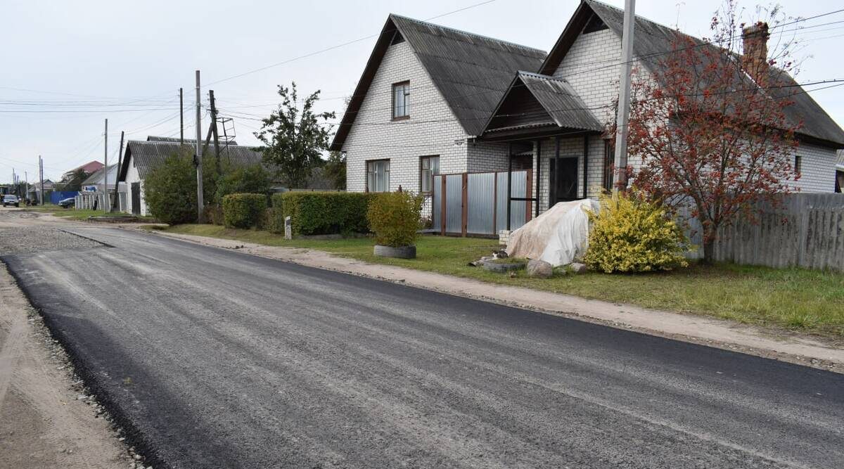 В Клетне обновили дорогу по улице Красных Партизан