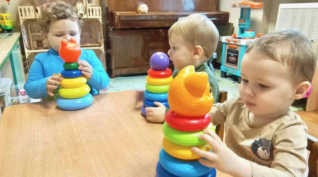 Разноцветные колечки