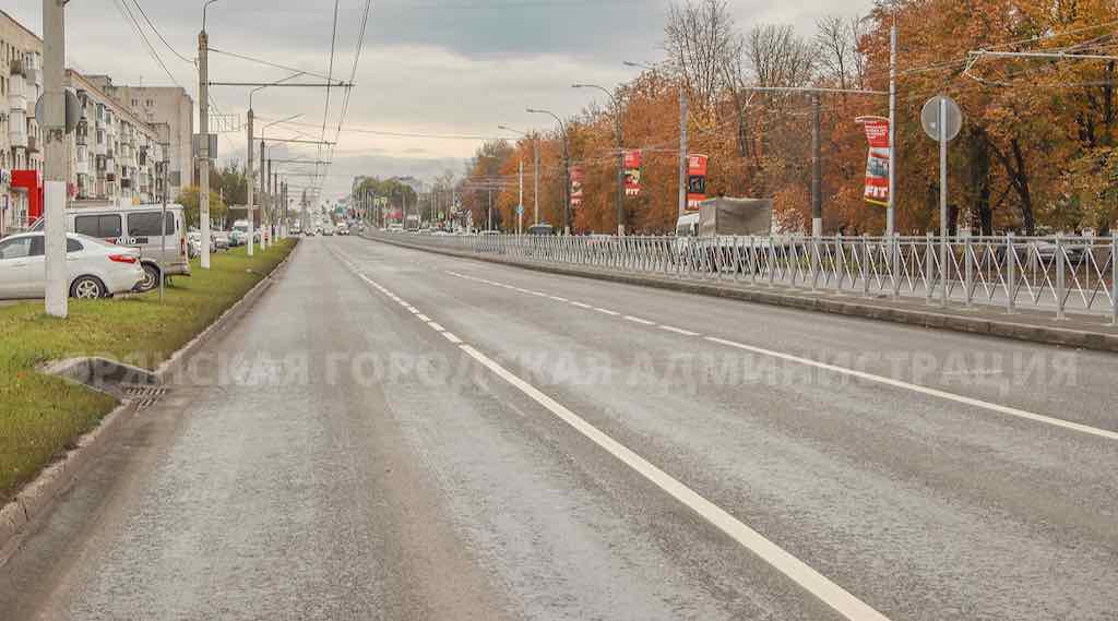 В Брянске завершают капремонт Московского проспекта