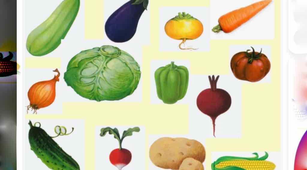 Развиваем речь у детей –– «Овощи»