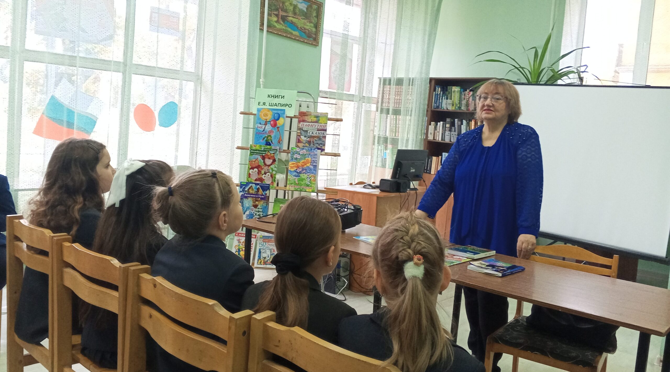 Писатель в гостях у детской библиотеки