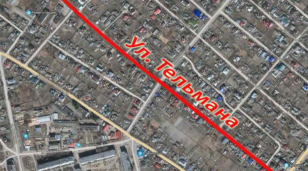 В Жуковке улицу Тельмана впервые заасфальтируют