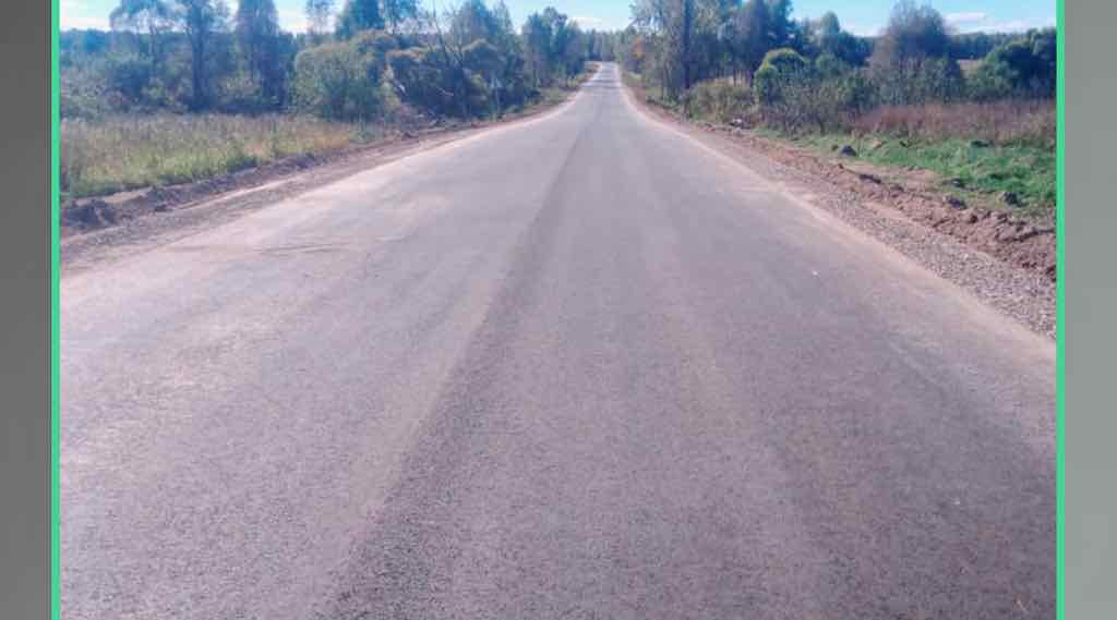 В Брянской области ремонтируют дорогу Злынка-Кожановка