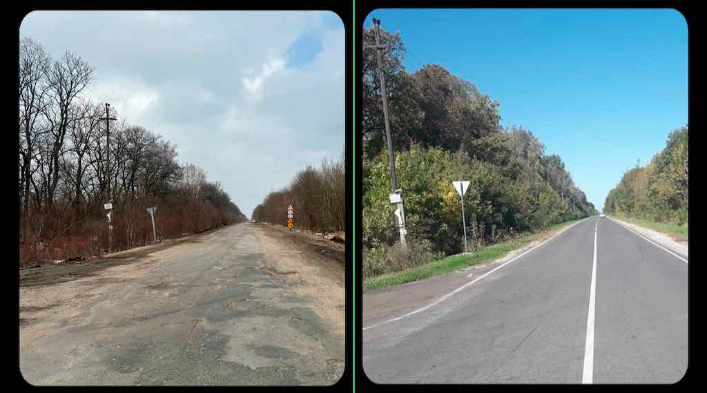 В Брянской области завершили реконструкцию трассы Комаричи-Лубошево