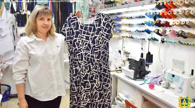 Соцконтракт помог климовской швее открыть ателье