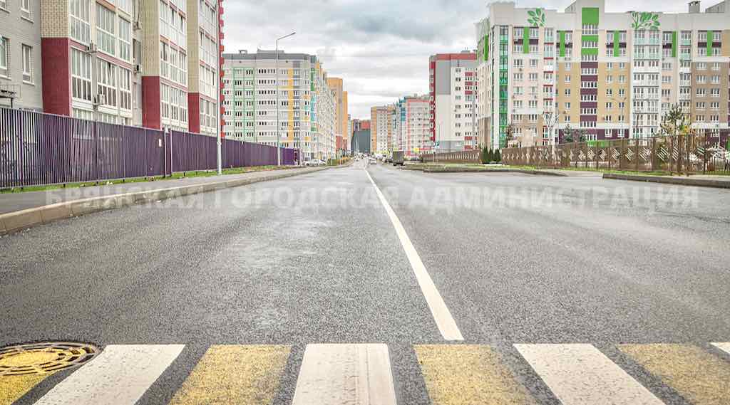 На улице Строкина в Брянске завершили капитальный ремонт