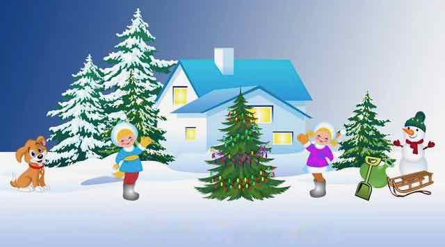 К деткам ёлочка пришла