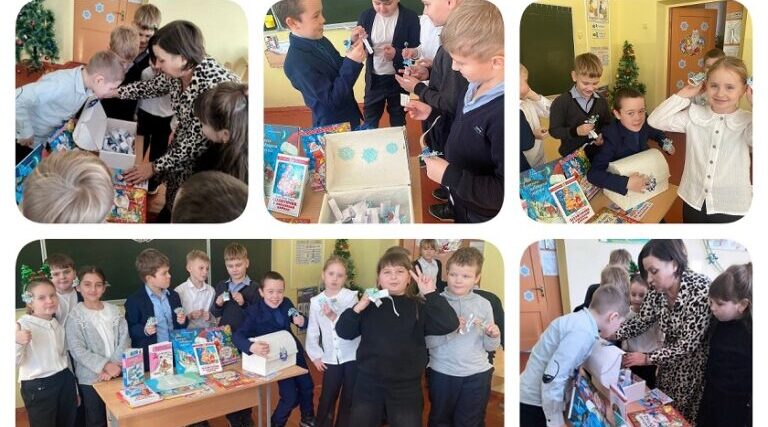 По дорогам зимних сказок отправились кимовские школьники