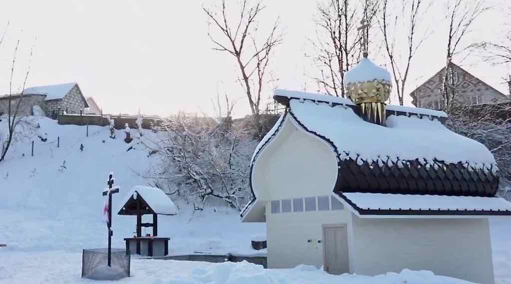 Под Брянском построили новую купель к Крещению
