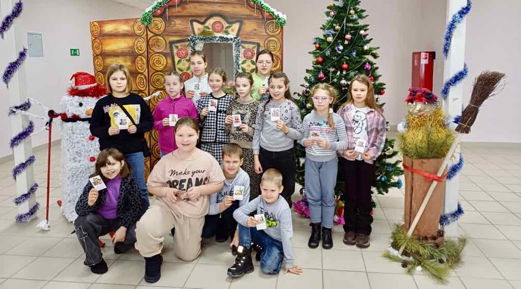 Климовская детская библиотека провела программу о Рождестве и Крещении